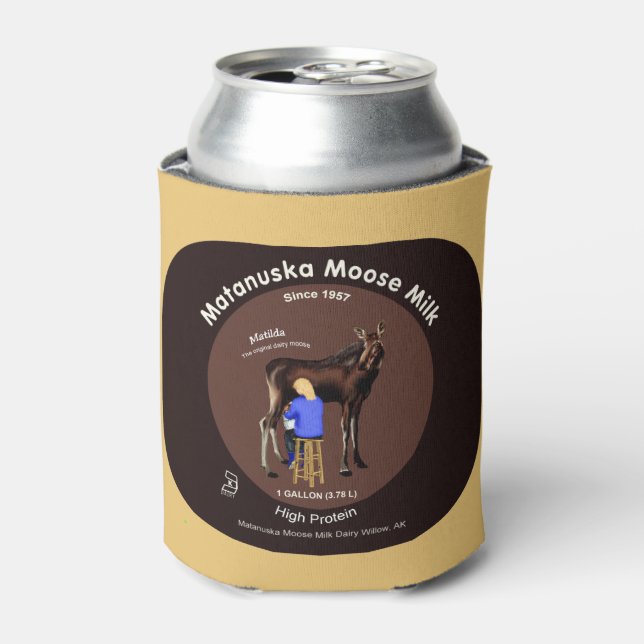 Matanuska Moose Milk Can Cooler (Can Front)