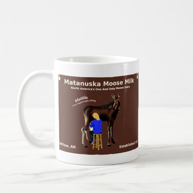 Matanuska Moose Milk Coffee Mug (Left)