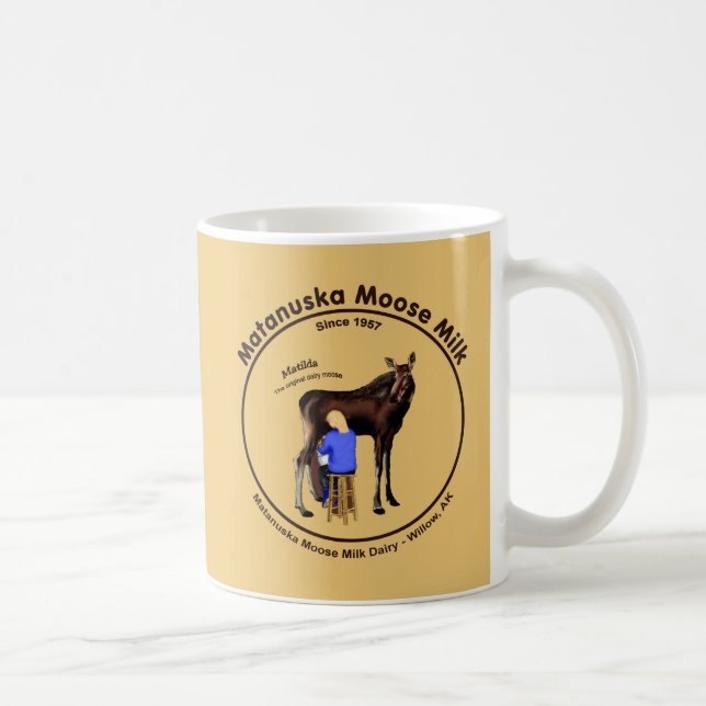 Matanuska Moose Milk Coffee Mug (Right)