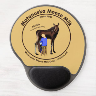 Matanuska Moose Milk Gel Mouse Pad