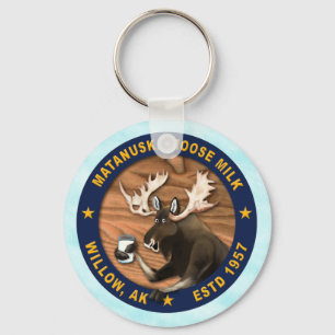 Matanuska Moose Milk Keychain
