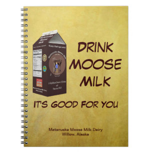Matanuska Moose Milk Notebook