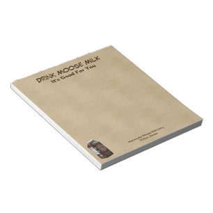 Matanuska Moose Milk Notepad