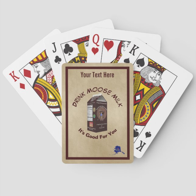 Matanuska Moose Milk Playing Cards (Back)
