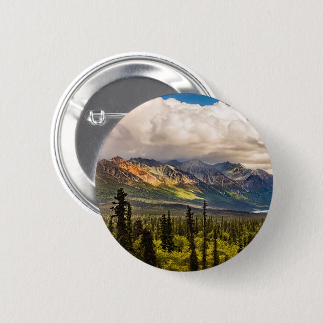 Matanuska valley, southcentral Alaska #2 2 Inch Round Button (Front & Back)