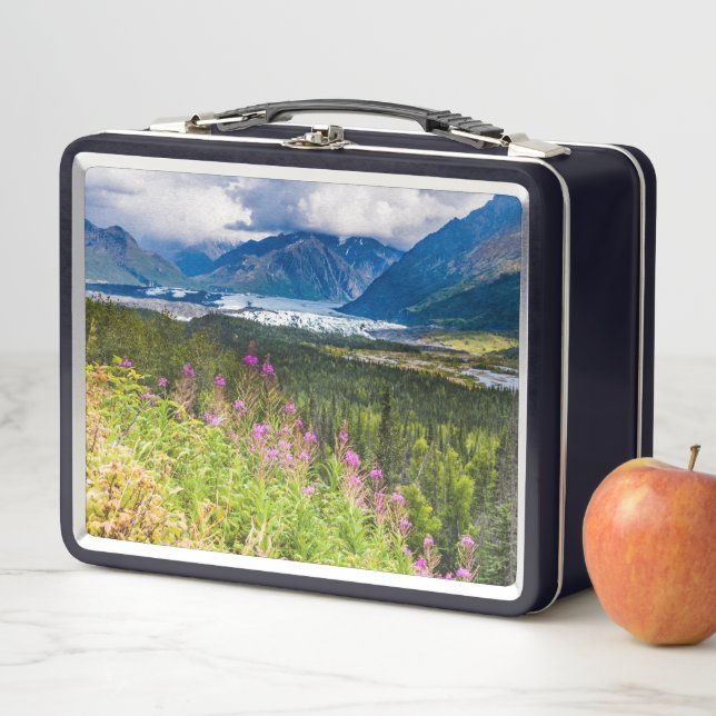 Matanuska Valley, Southcentral Alaska Metal Lunch Box (In Situ)