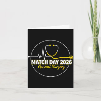 Match day 2026 general surgery medical schoolMatch Card