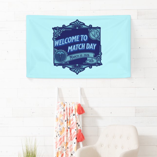 Match Day 2026 Residency Match Party Banner (Insitu)