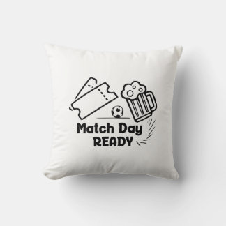 Match Day Ready Throw Pillow