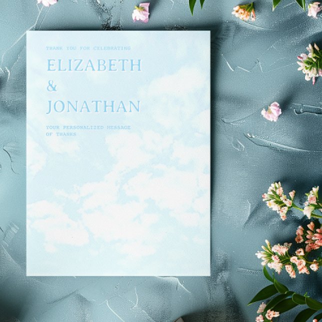 Match Made In Heaven Wedding Thank You Card (Creator Uploaded)