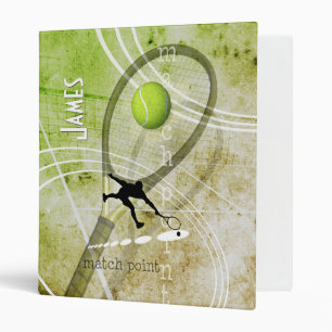 Match Point II men's tennis Binder