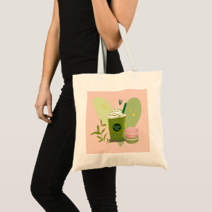 Matcha and Macarons Tote Bag