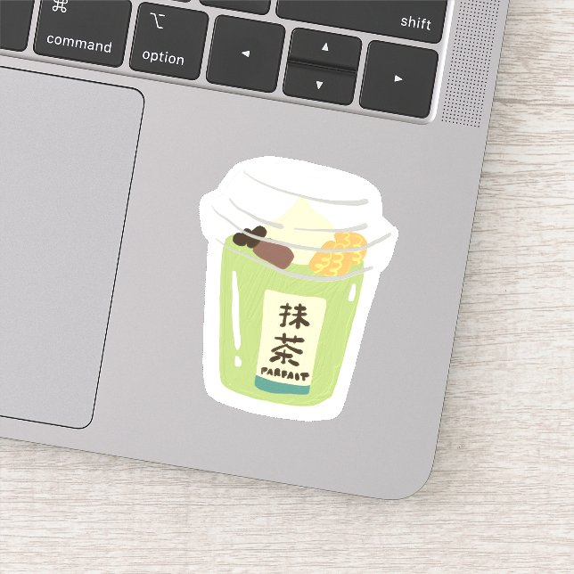 Matcha boba green tea (Detail)