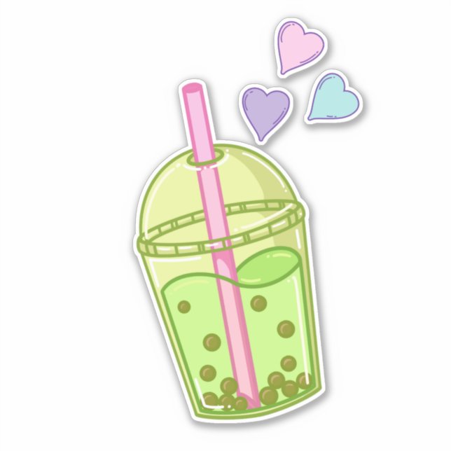 Matcha boba green tea, matcha (Front)
