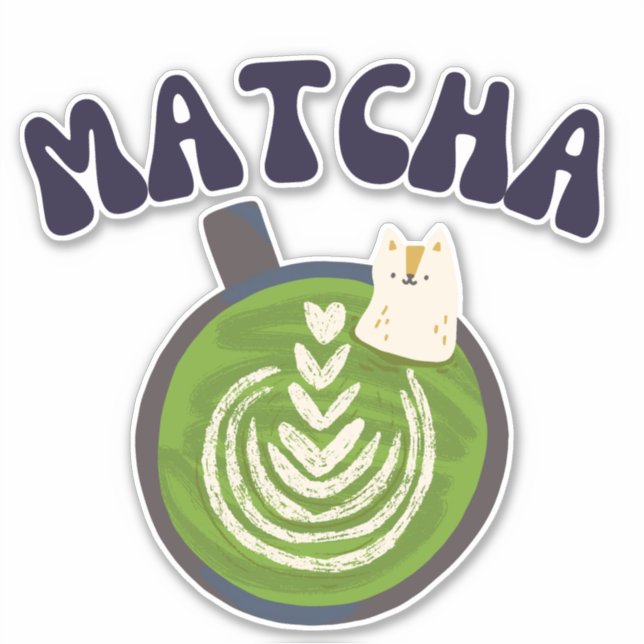 Matcha boba green tea, matcha (Front)