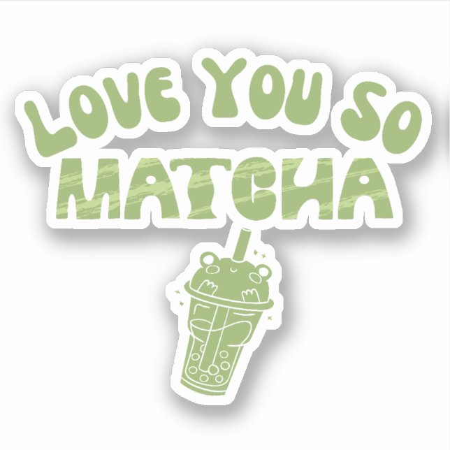 Matcha boba green tea, matcha  (Front)