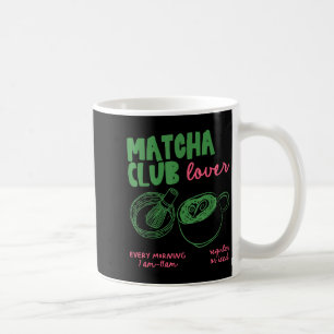 Matcha Club Regular Or Ice Green Tea Matcha Latte  Coffee Mug