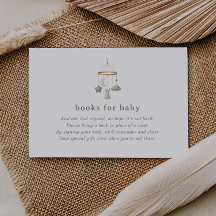 Matcha Coffee Books for Baby Enclosure Card