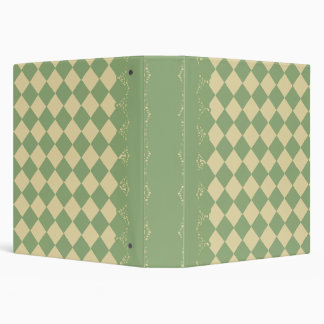 Matcha Cookie Chequerboard Binder