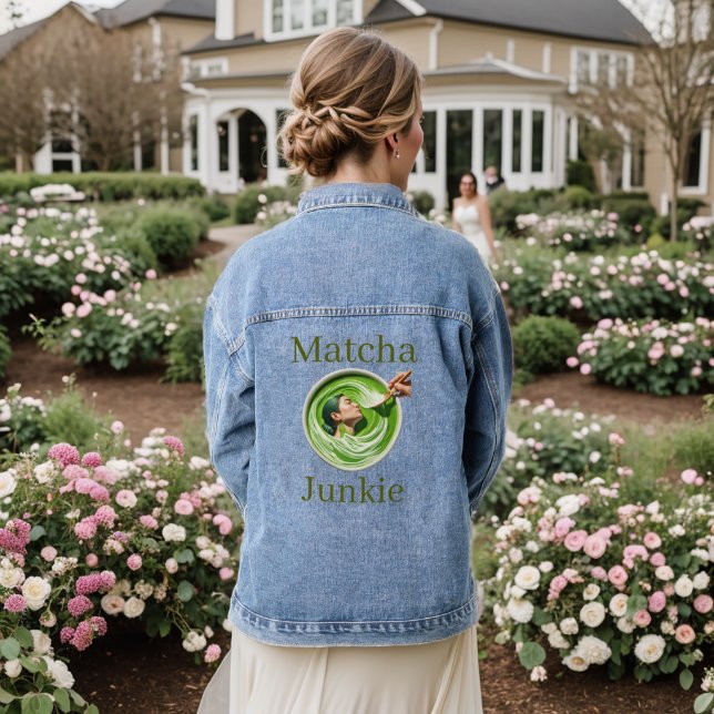 Matcha Denim Jacket (Wedding Back)