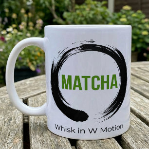 Matcha Enso Circle Whisk W Motion Coffee Mug