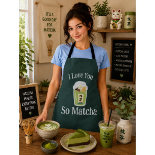 Matcha Green Tea Apron