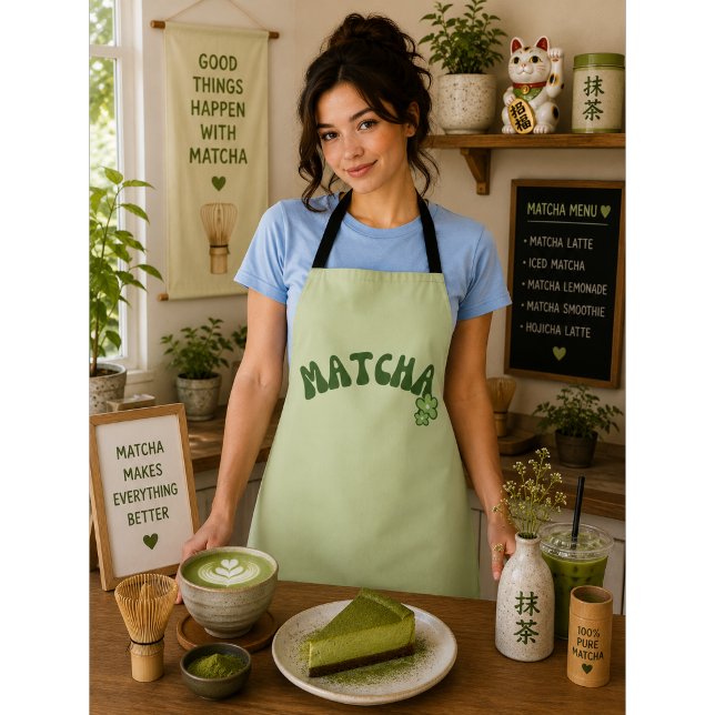 Matcha Green Tea  Apron (Creator Uploaded)