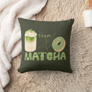 Matcha Green Tea, Everything is better with matcha Throw Pillow