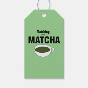 Matcha Green Tea Party Gift Tags