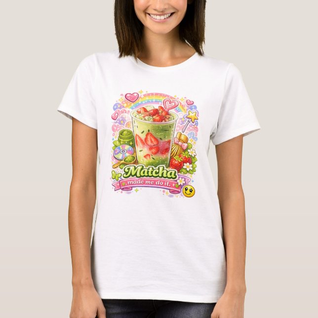 Matcha Green Tea T-Shirt (Front)