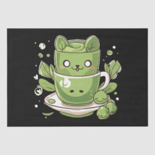 matcha green tea tissue paper