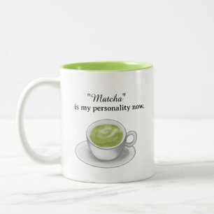 Matcha Green Tea Two-Tone Coffee Mug