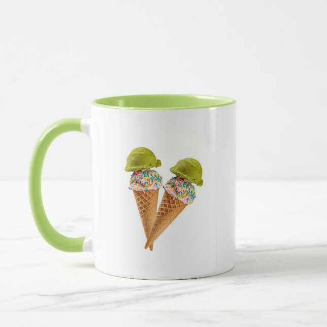  Matcha ice cream mug (Gauche)