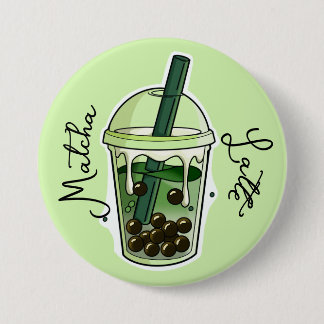 Matcha latte button