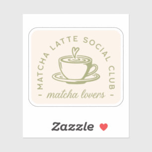 Matcha latte lovers girl club aesthetic