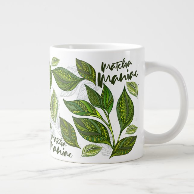 Matcha Lover Jumbo Size Specialty Mug (Right)