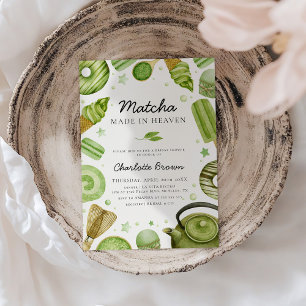 Matcha Made in Heaven Invitation de douche nuptial
