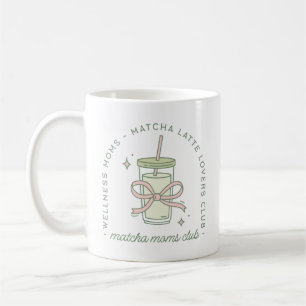 Matcha mom latte wellness aesthetic coffee mug