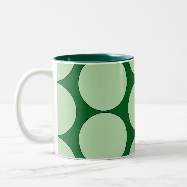 "MATCHA" POP BUBBLE Ceramic Coffee Mug (Left)