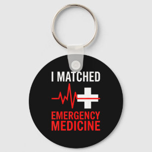 Matched emergency medicine resident match day 2026 keychain