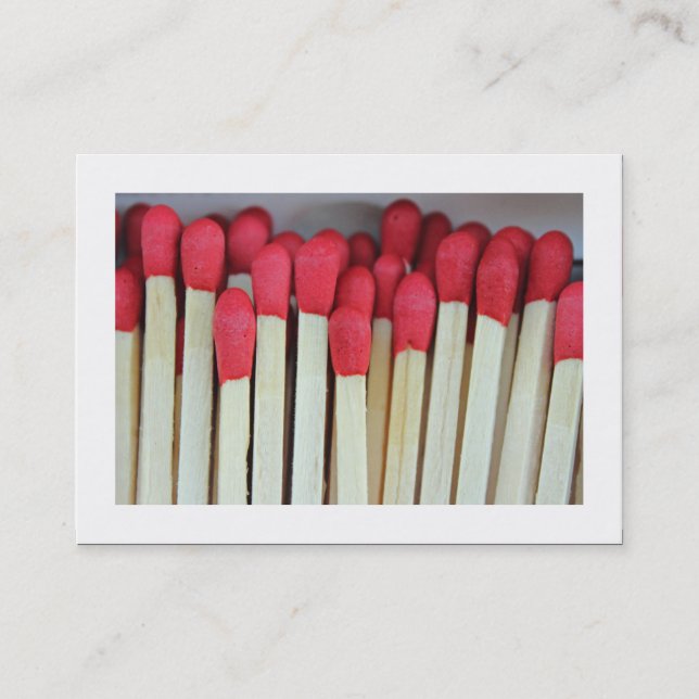 Matches (Bordered) Business Card (Front)