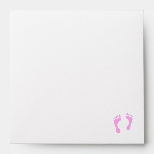 Matches Princess Pink Floral Damask Envelope (Front)