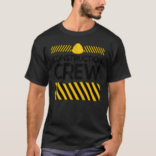 Matching Boys And Dad Construction Digger Birthday T-Shirt