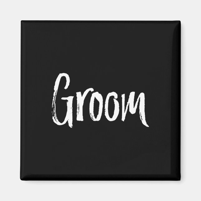Matching Bride And Groom Couples Wedding  Magnet (Front)