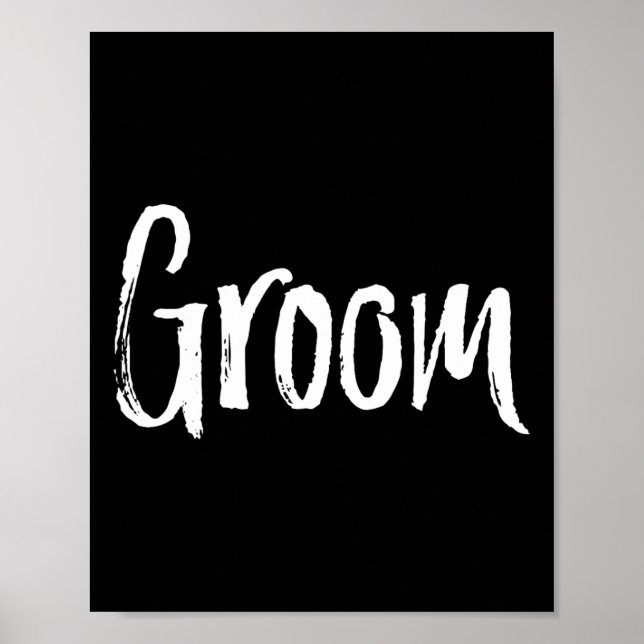 Matching Bride And Groom Couples Wedding  Poster (Front)