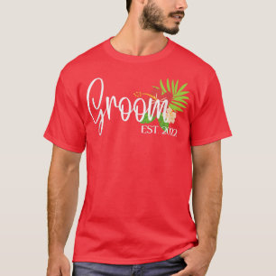 Matching Bride And Groom Honeymoon Just Married Co T-Shirt