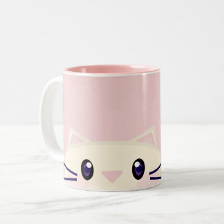 Matching Cartoon Cat Cozy Coffee Mug for Couples