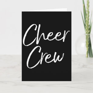 Matching Cheerleading Competition Group Team Gift  Card