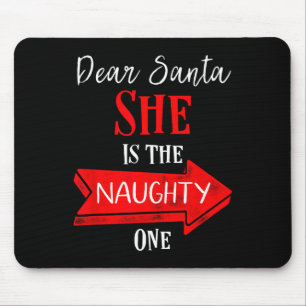 Matching Christmas Outfit For Couples She's The Na Mouse Pad