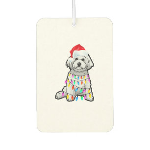 Matching Christmas Pajama T Shirt Bichon Frise Dog Air Freshener